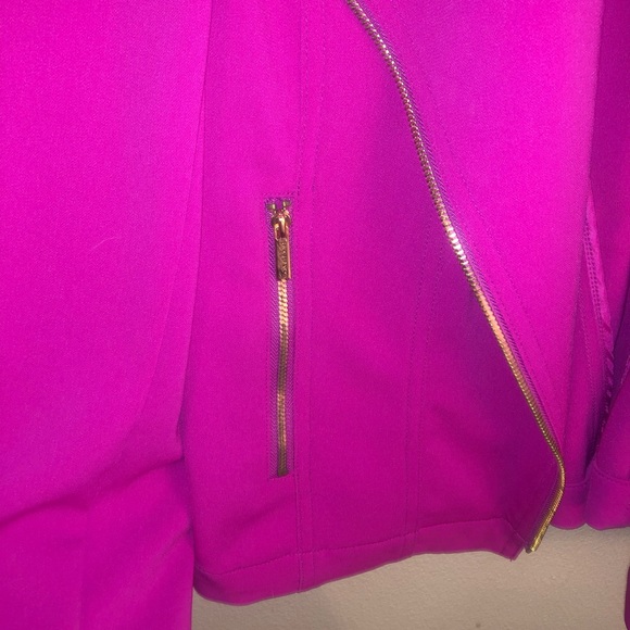 Neon Calvin Klein Moto jacket - Picture 3 of 4